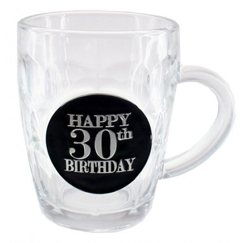 30TH BIRTHDAY DIMPLE STEIN BLACK BADGE