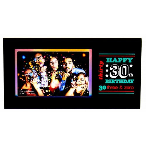 30TH BIRTHDAY HB PHOTO FRAME